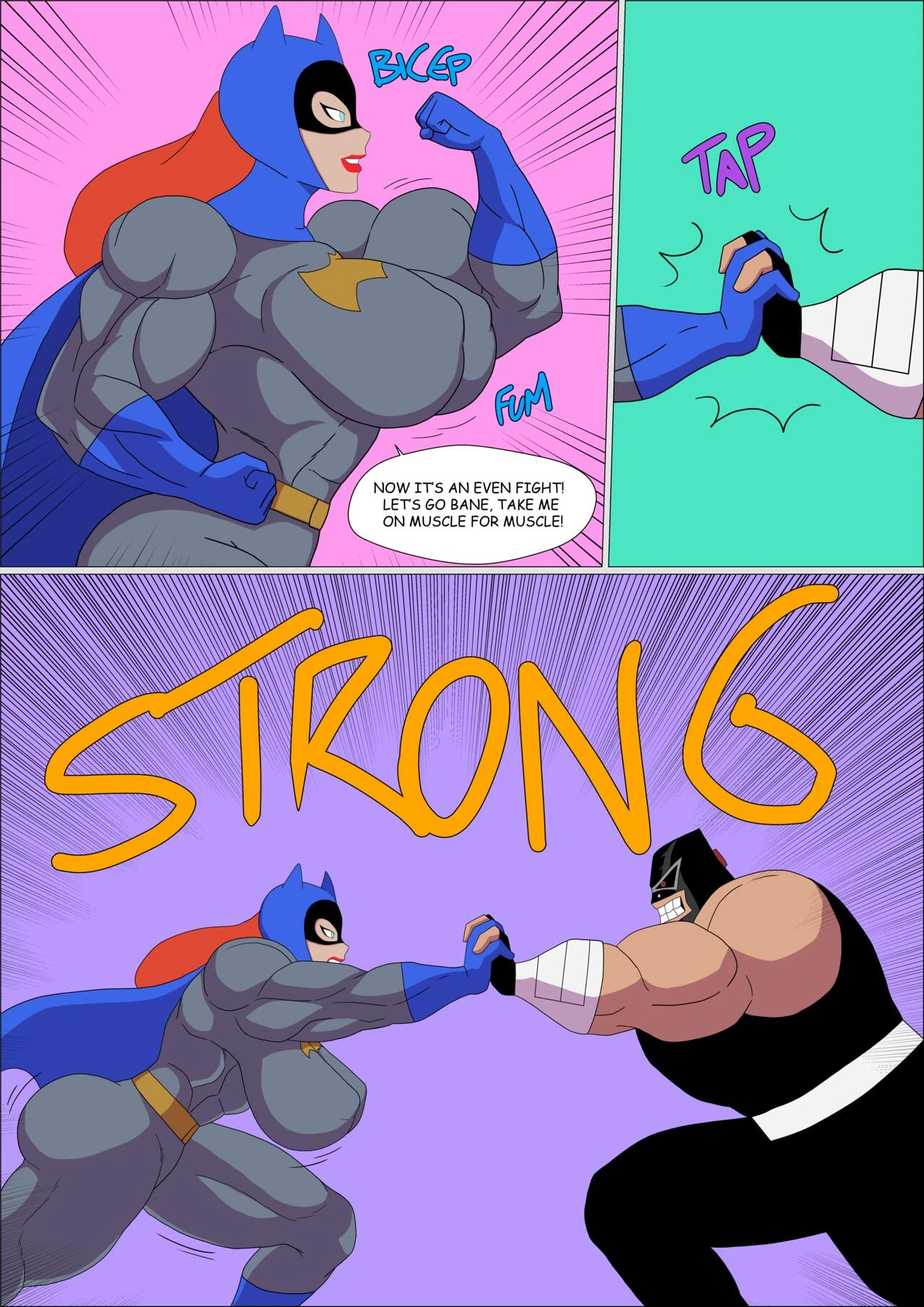 Batgirl Muscular porn comic picture 4