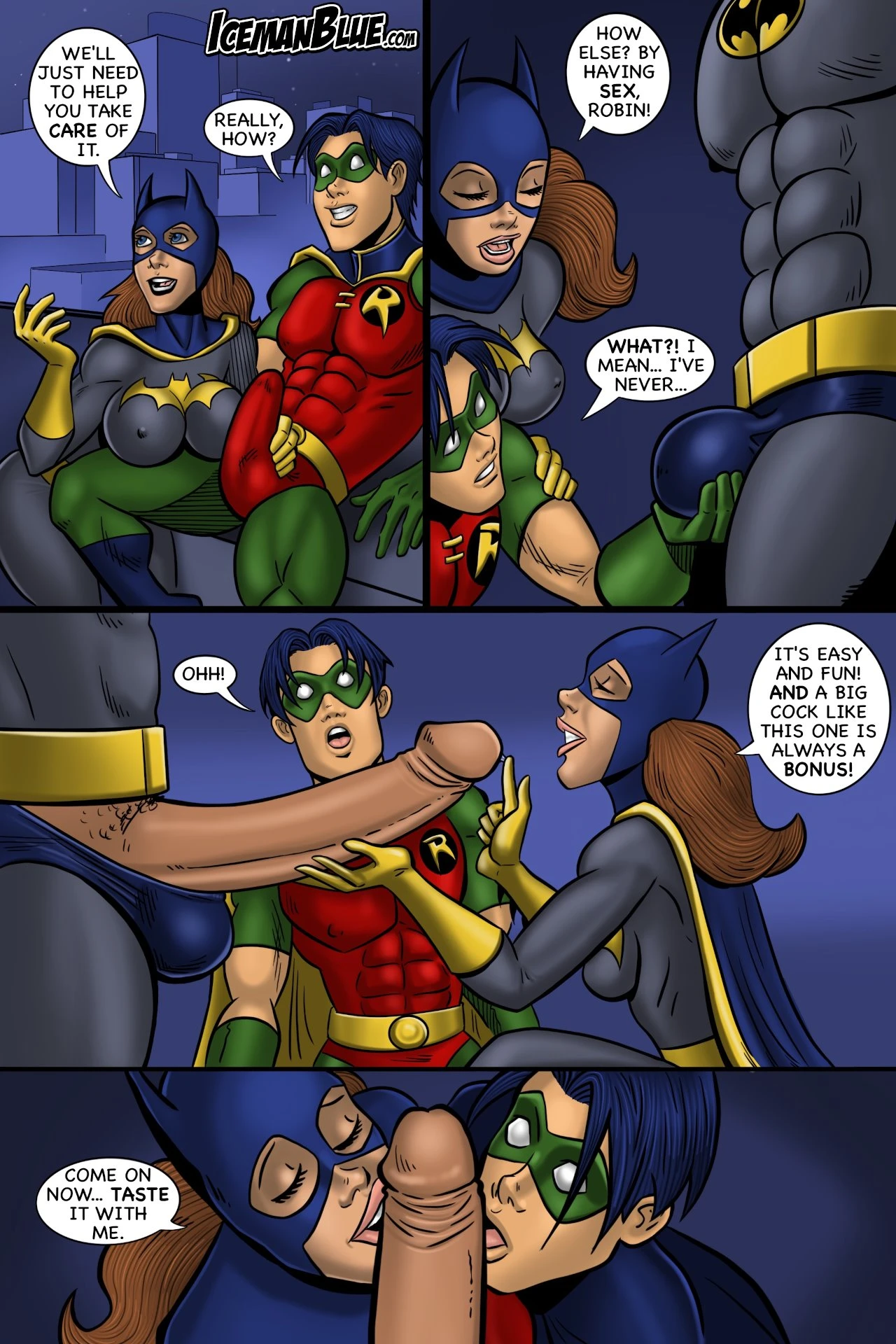 Batgirl porn comic picture 3