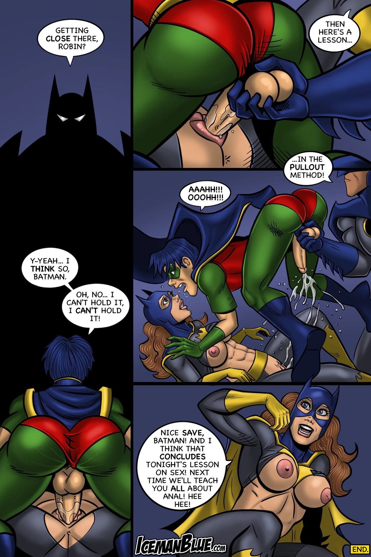 Batgirl porn comic picture 7