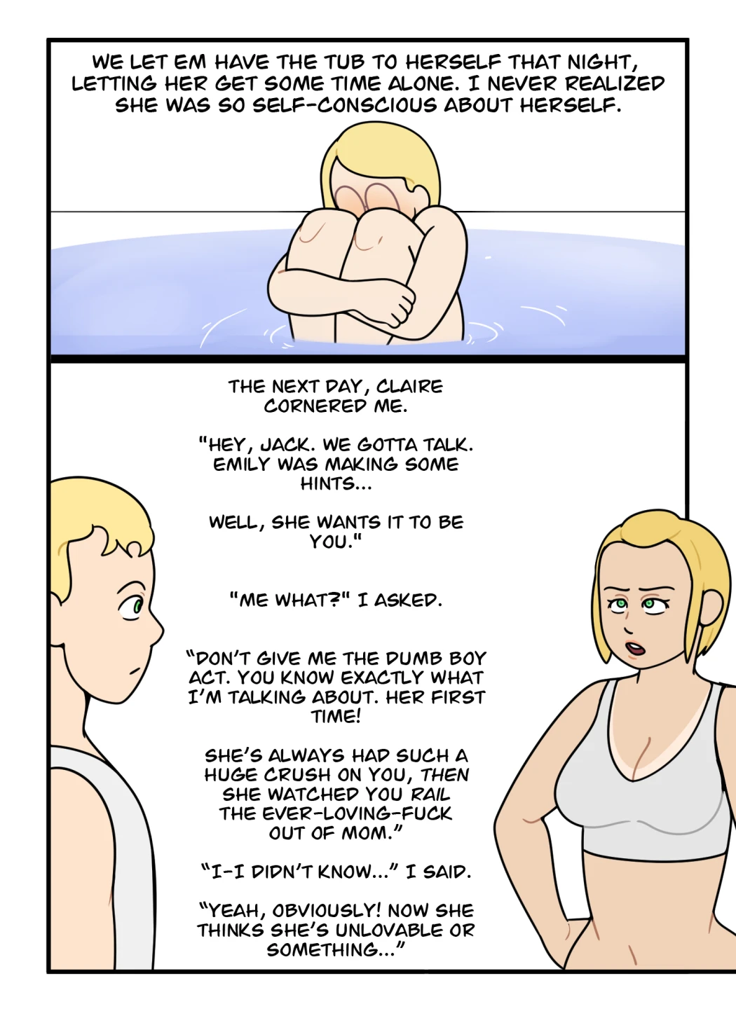 Bathtime Together, Again! porn comic picture 15