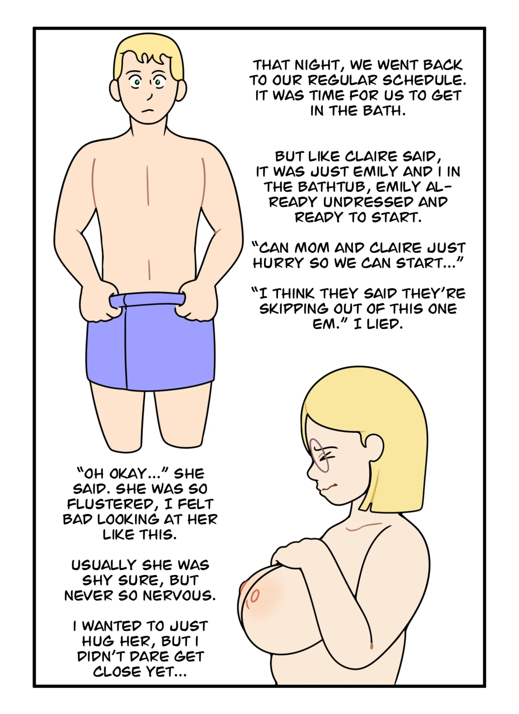 Bathtime Together, Again! porn comic picture 17