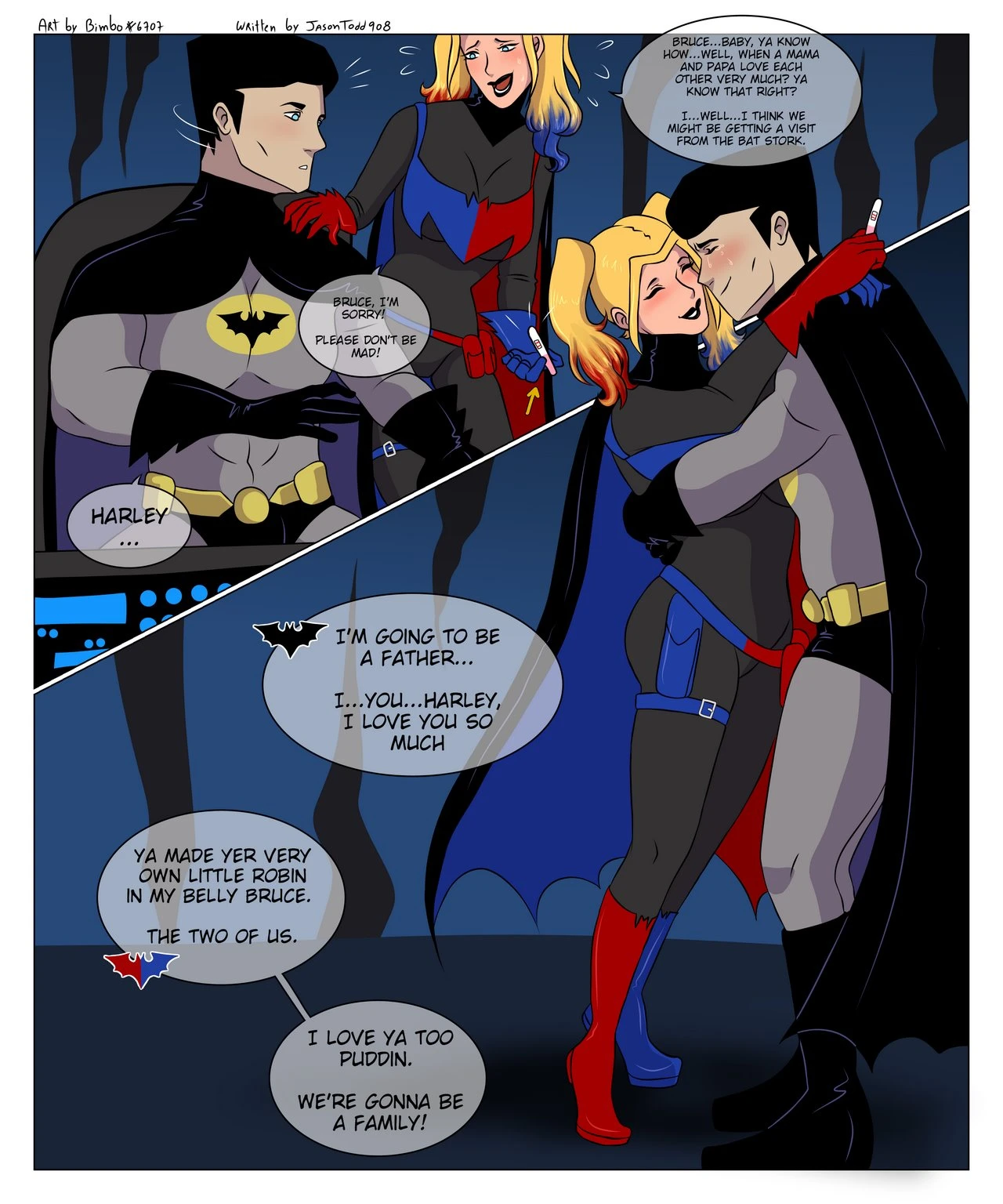 Batman and Harley Quinn porn comic picture 10