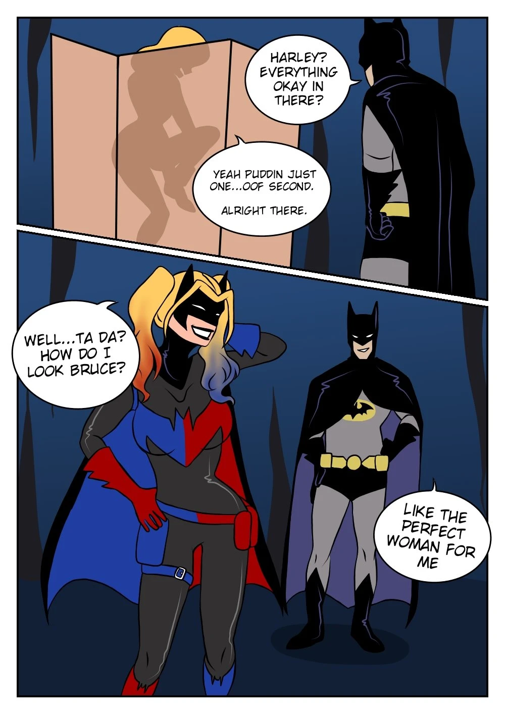 Batman and Harley Quinn porn comic picture 6