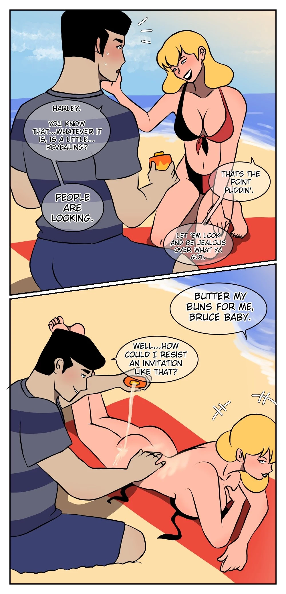 Batman and Harley Quinn porn comic picture 8