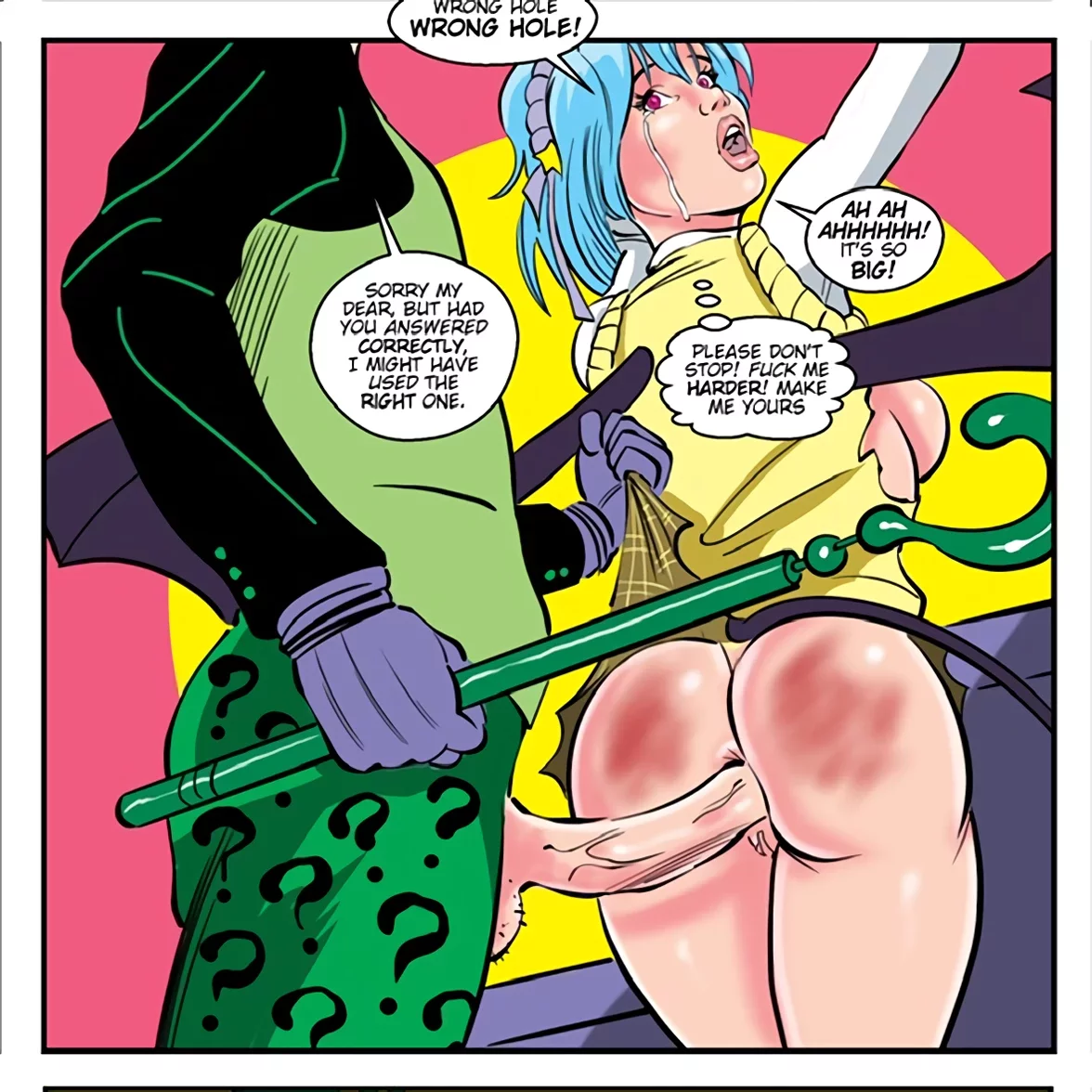 Batman: Hi Diddle Riddle porn comic picture 5