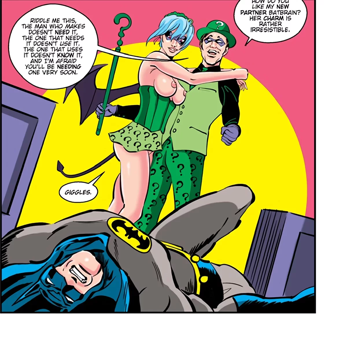 Batman: Hi Diddle Riddle porn comic picture 9