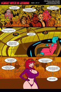 Battle of Supes: Scarlet Witch vs Zatanna porn comic picture 1