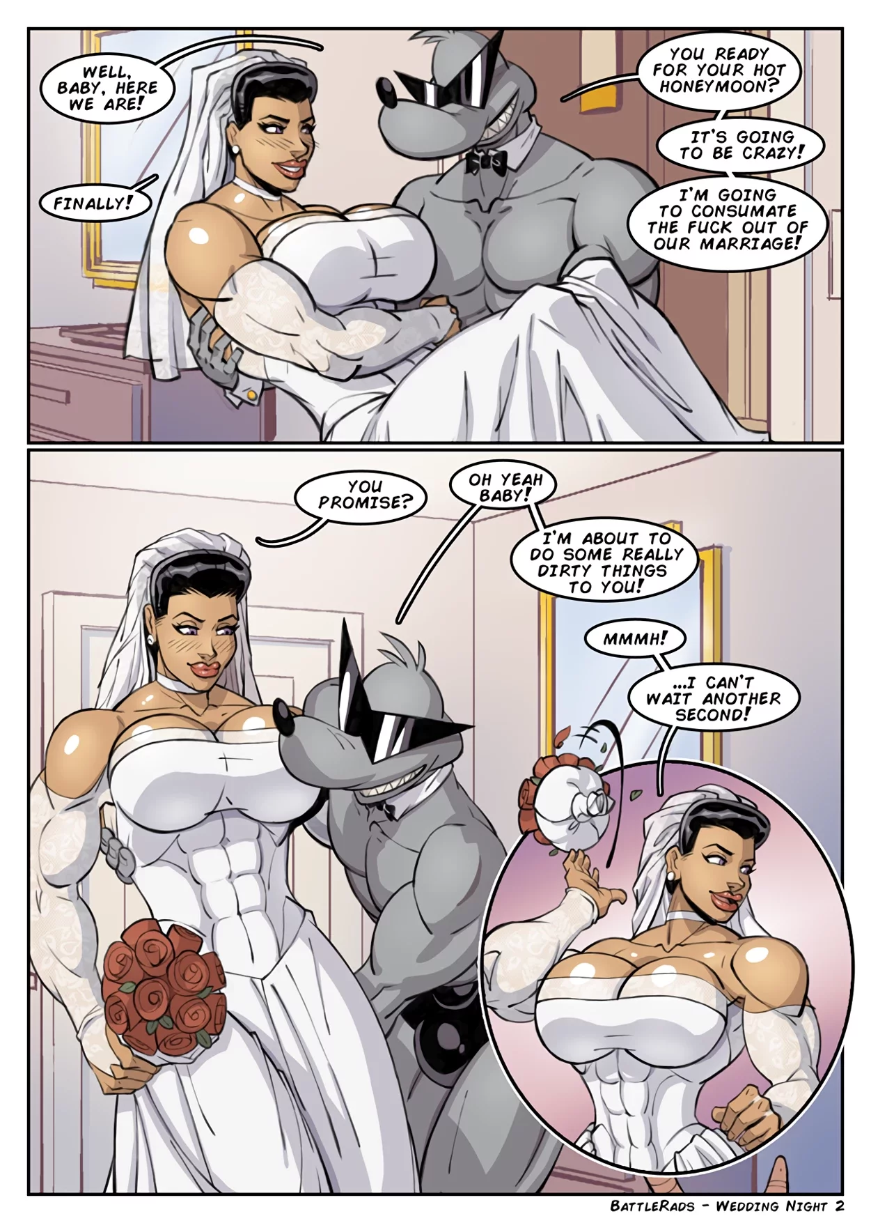 BattleRads - Wedding Night porn comic picture 2