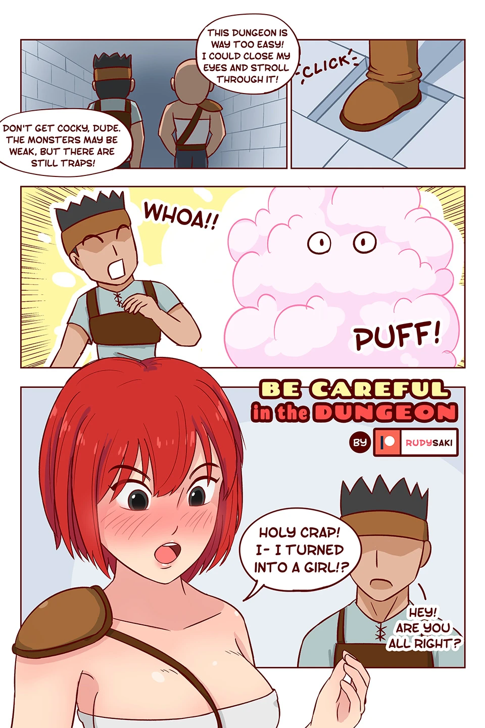 Be Careful in the Dungeon porn comic picture 1