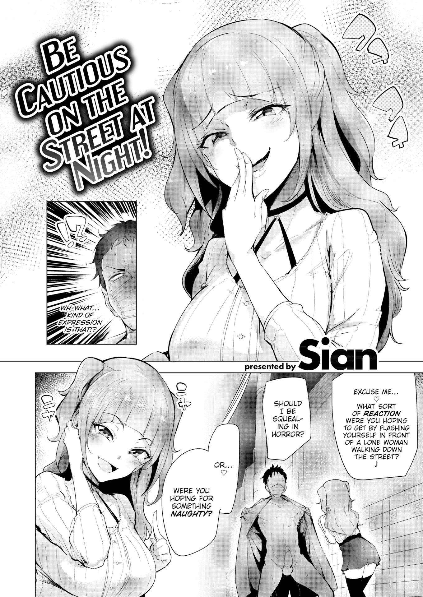 Be Cautious on the Street at Night! porn comic picture 2