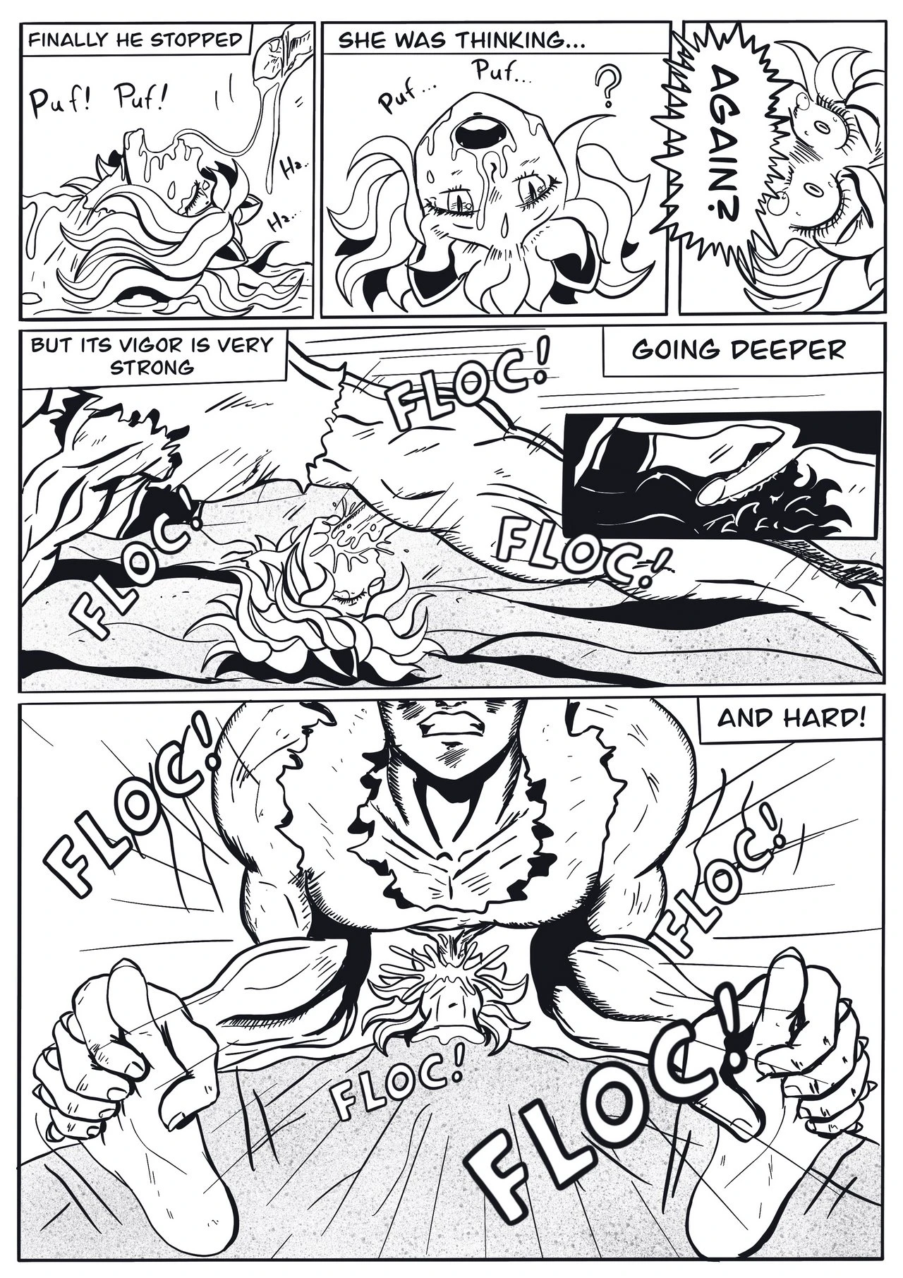 Beach x Bitch porn comic picture 16