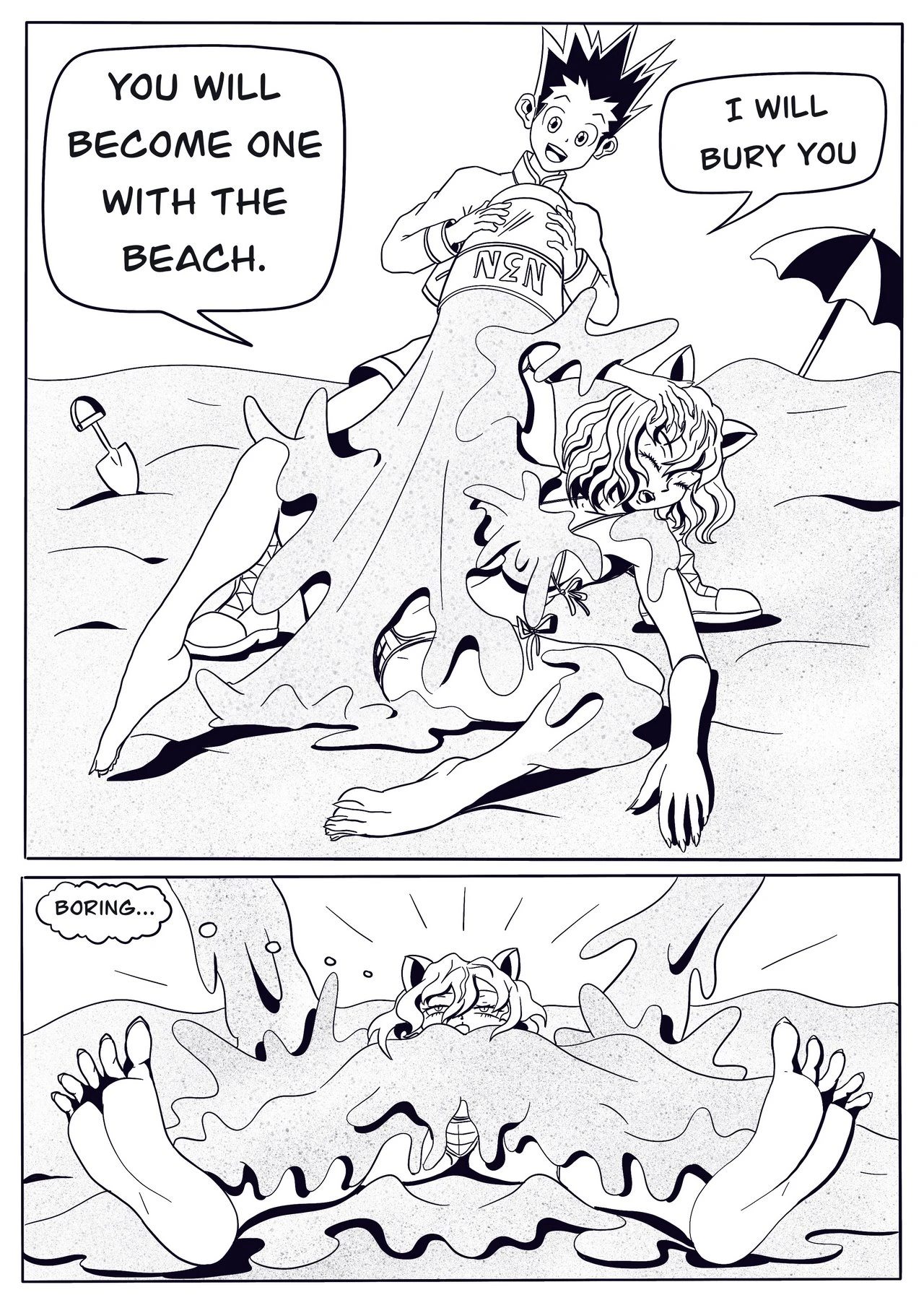 Beach x Bitch porn comic picture 4