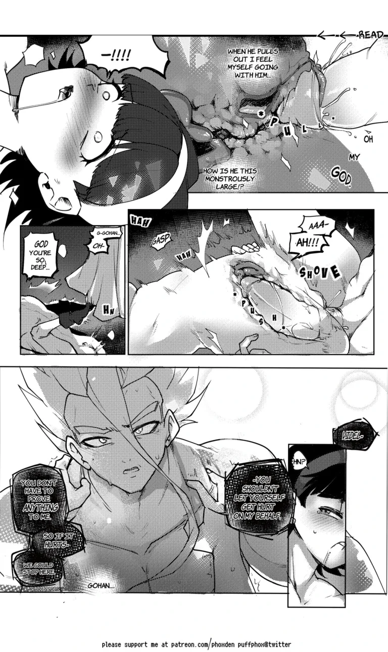Beast Gohan x Videl porn comic picture 11