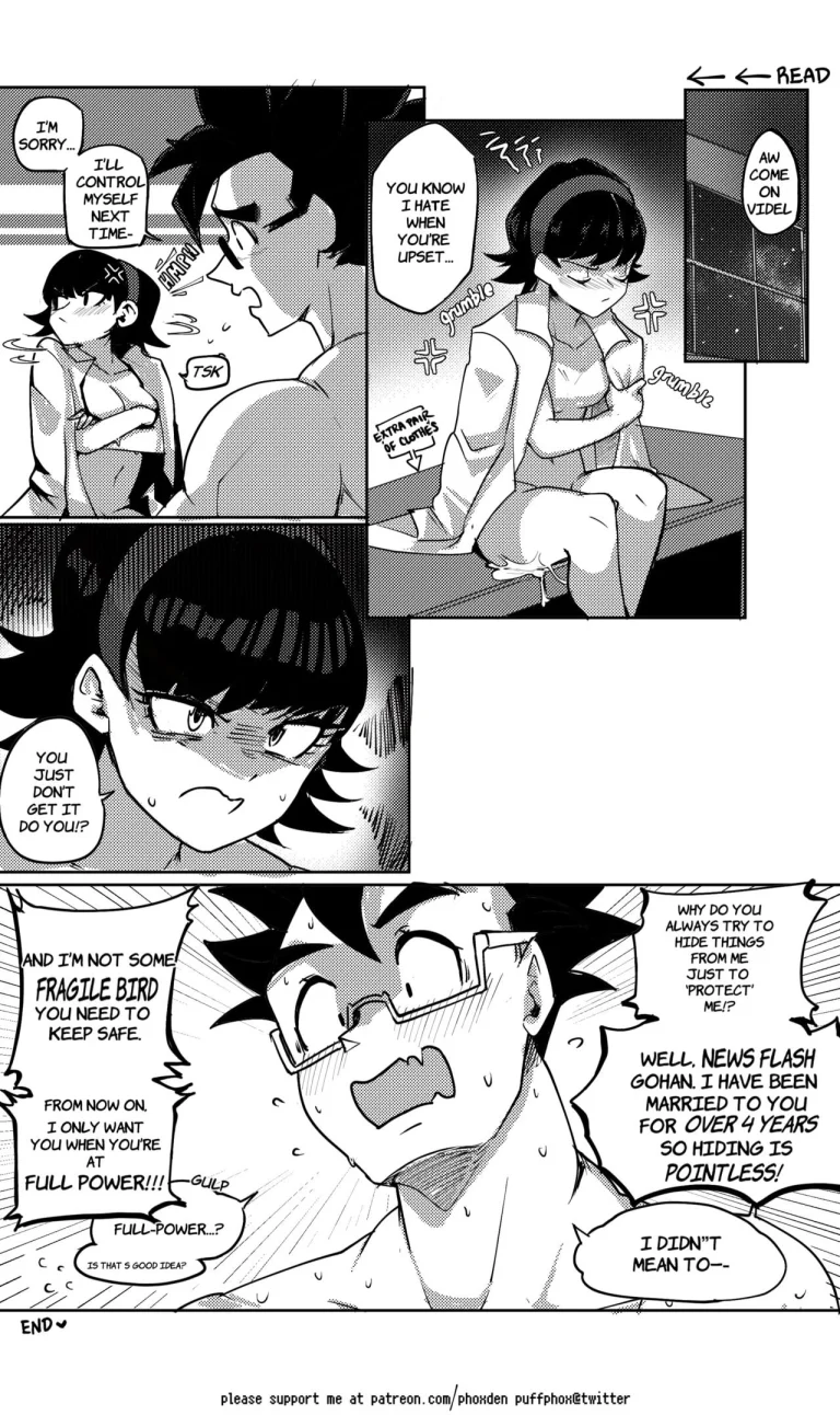 Beast Gohan x Videl porn comic picture 15