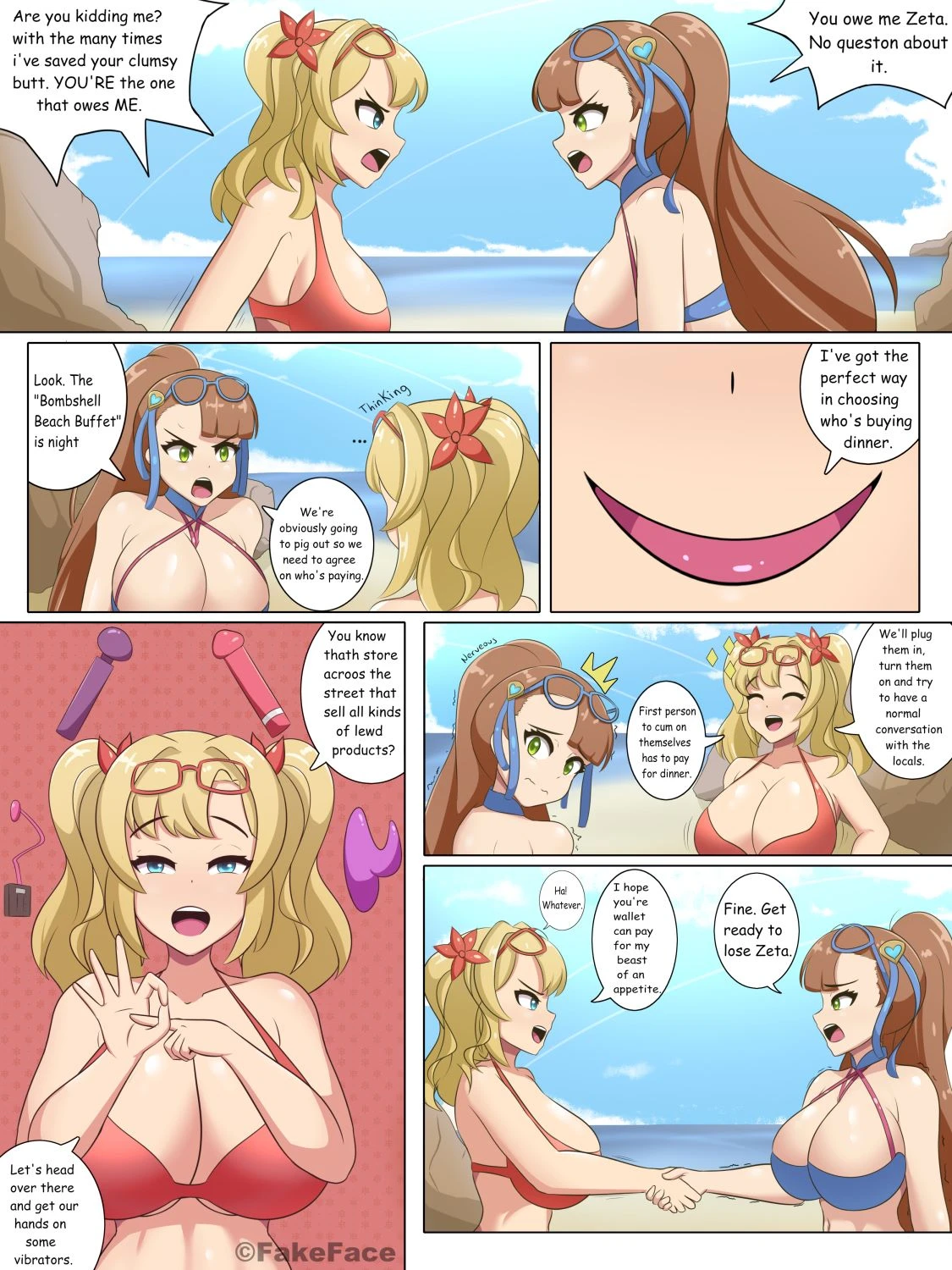 Beatrice y Zeta porn comic picture 1