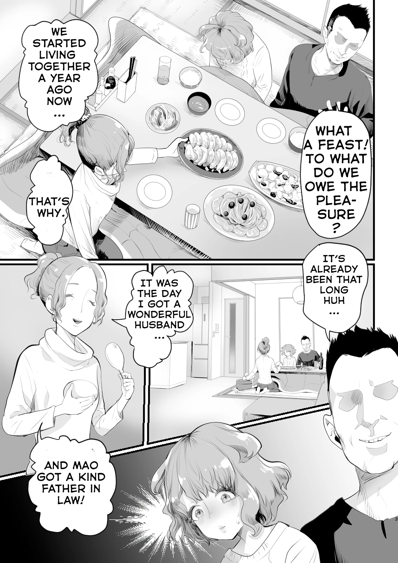 Became Daddy's Onahole! ~How I Fell Prey to My Pervert Dad and Became His Personal Hole~ porn comic picture 2