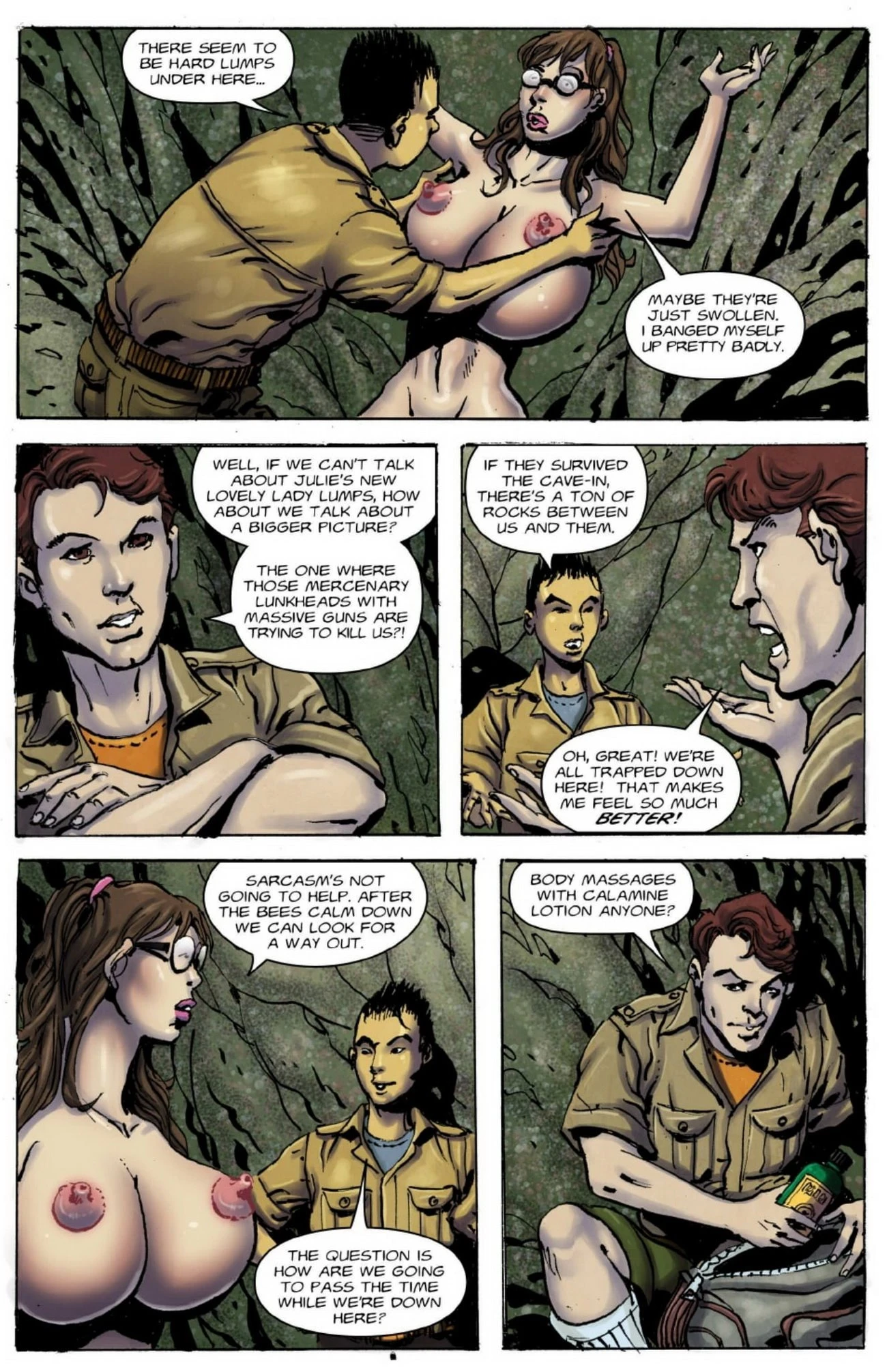 Bee Stings 1-4 porn comic picture 17