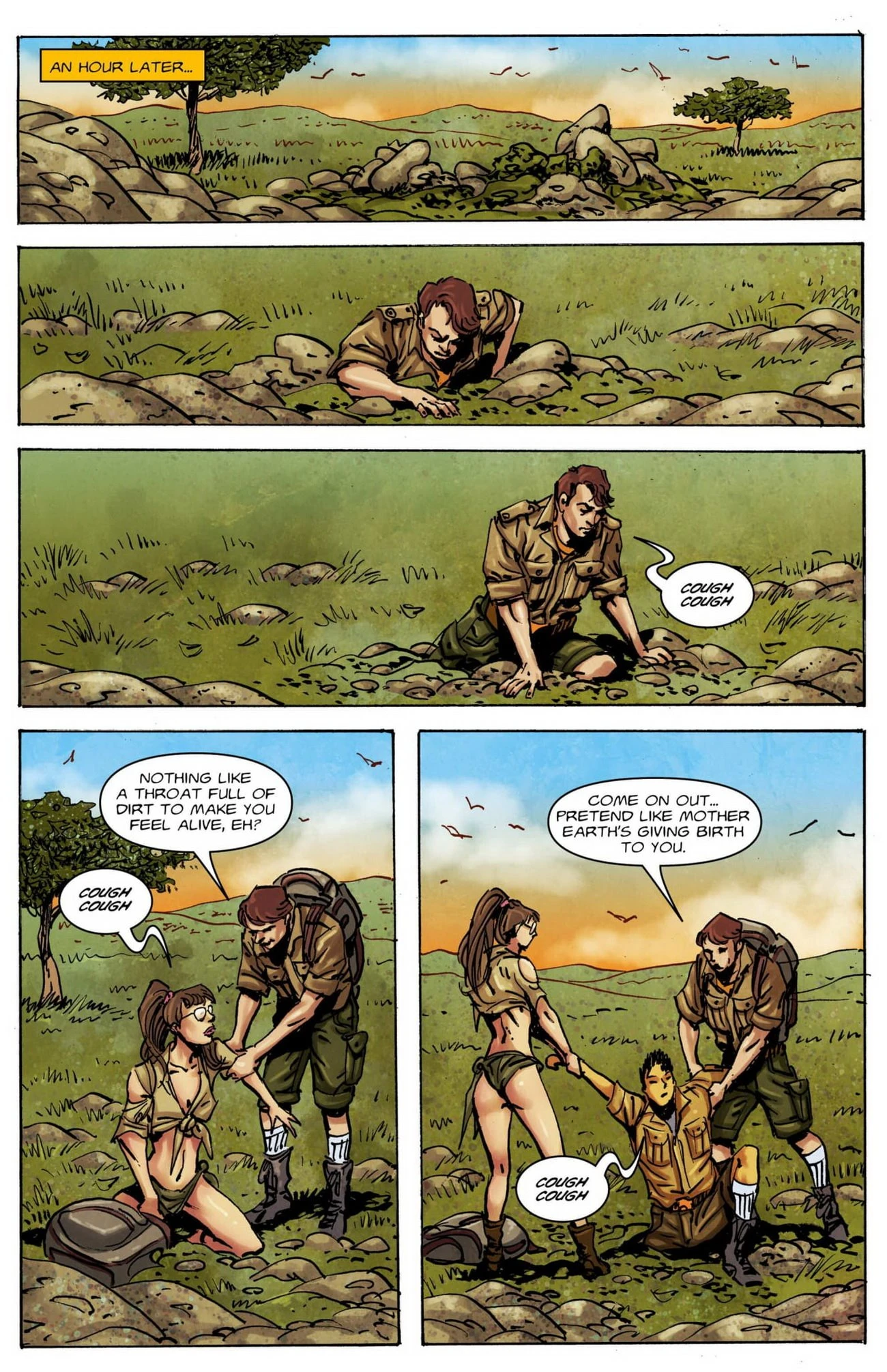 Bee Stings 1-4 porn comic picture 29