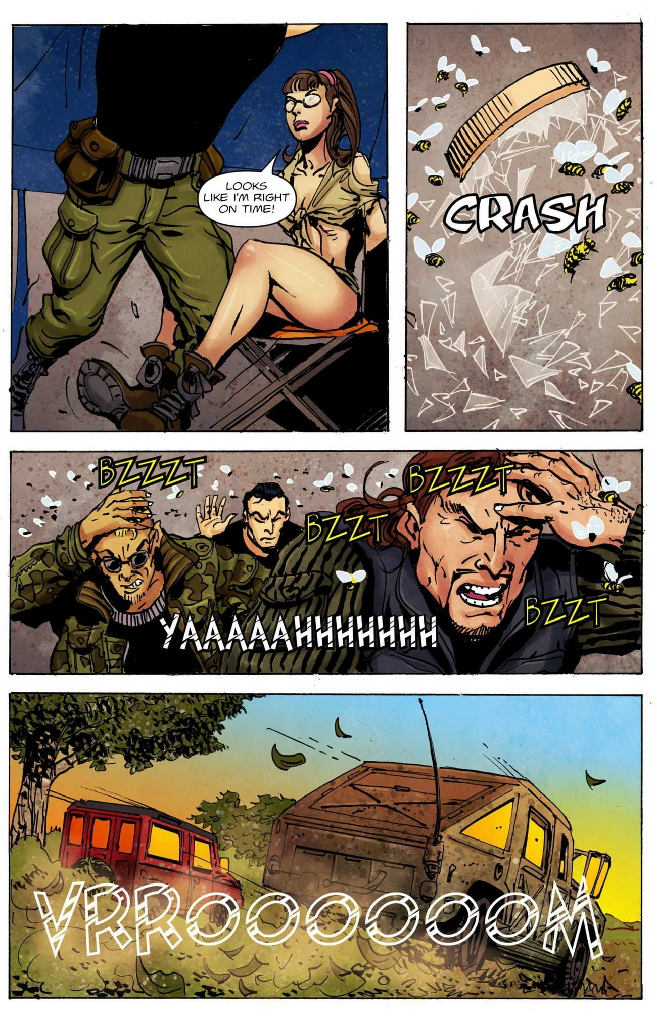 Bee Stings 1-4 porn comic picture 32