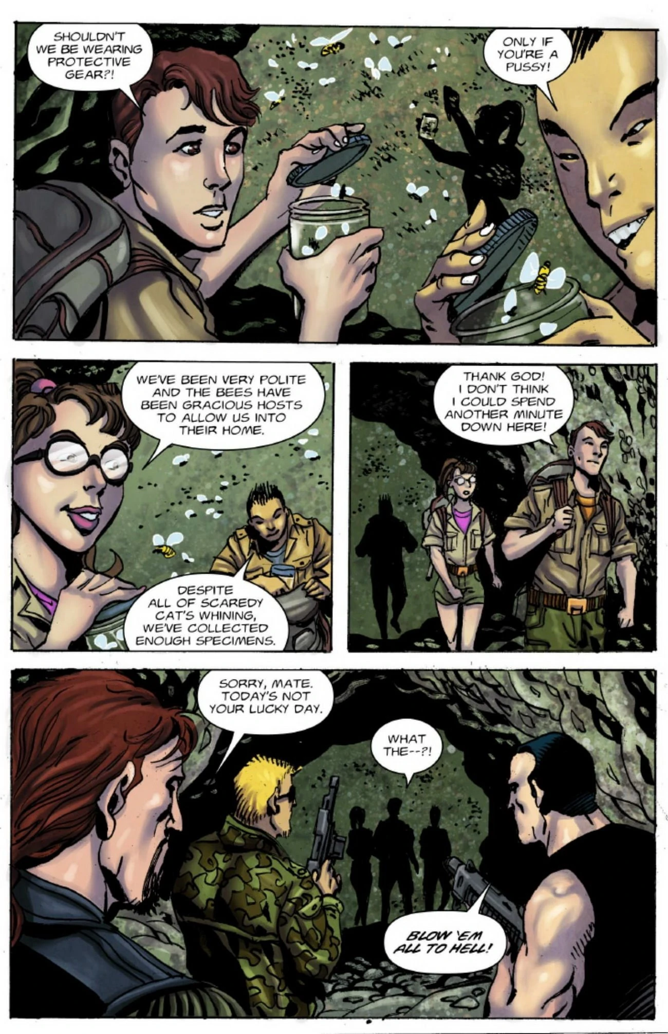 Bee Stings 1-4 porn comic picture 7