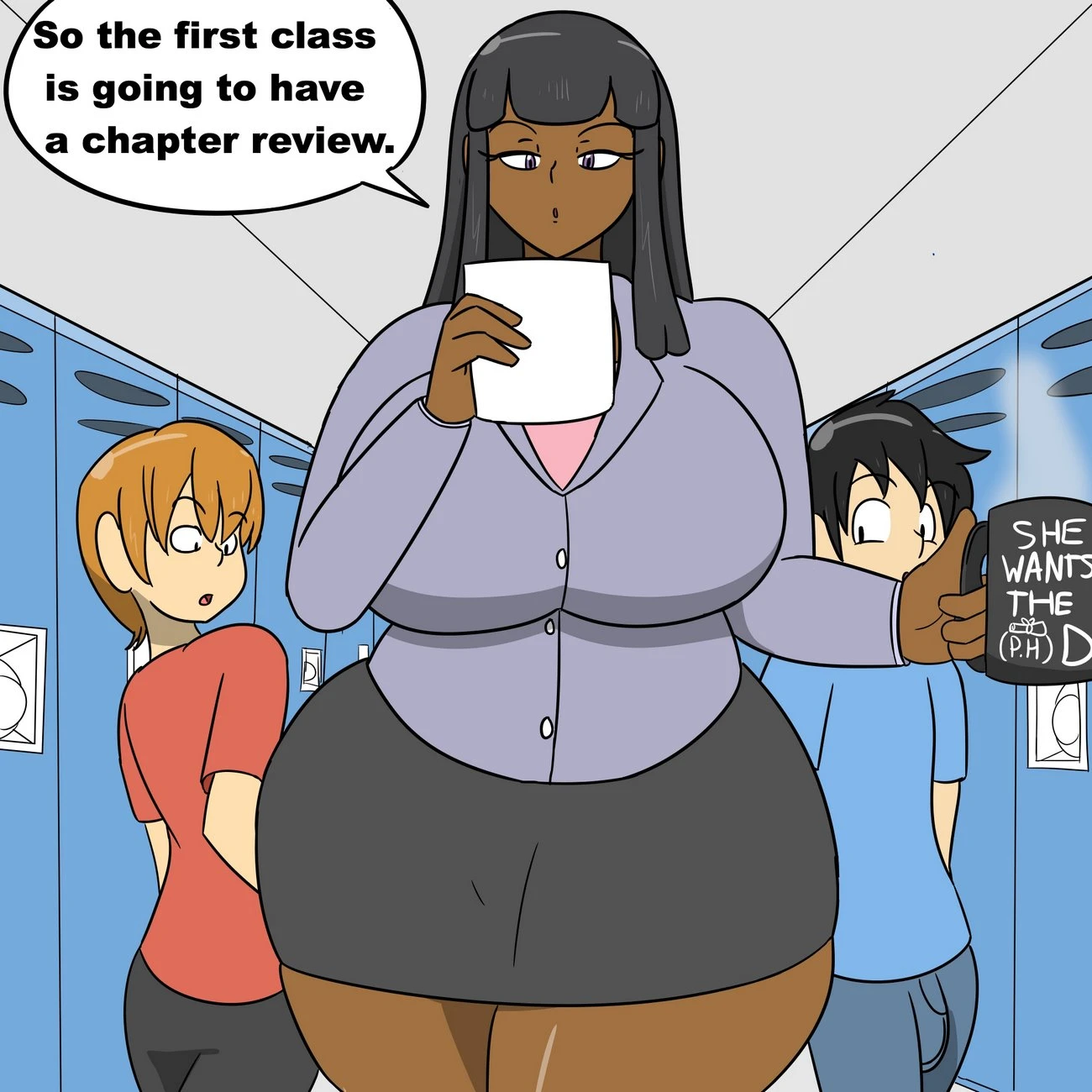 Before School porn comic picture 1