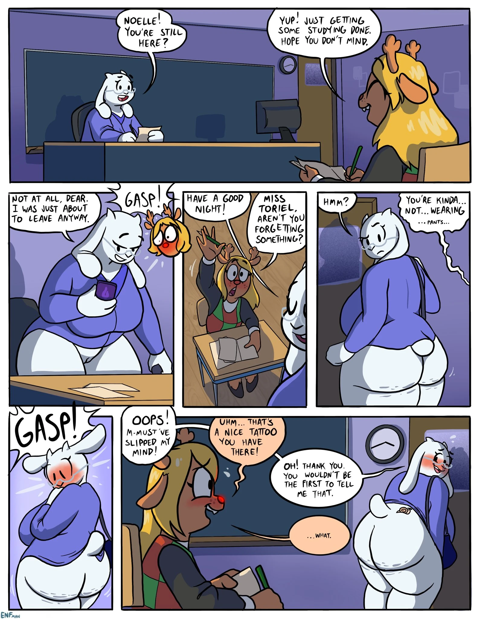 Berdly's big break porn comic picture 12