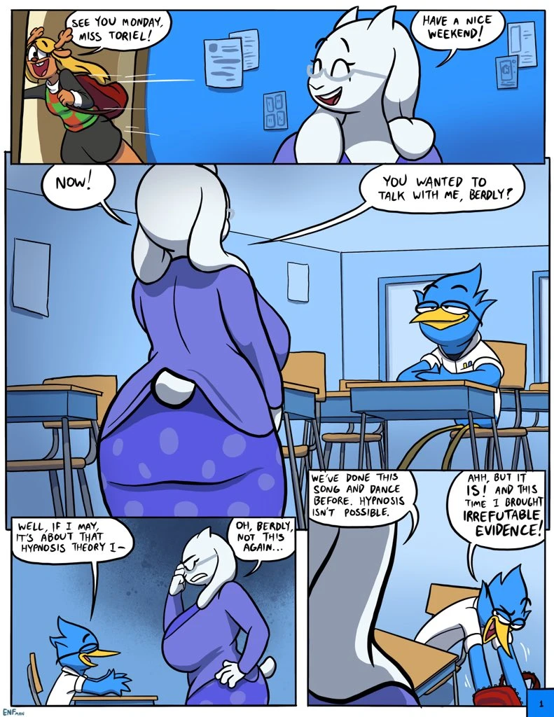 Berdly's big break porn comic picture 2