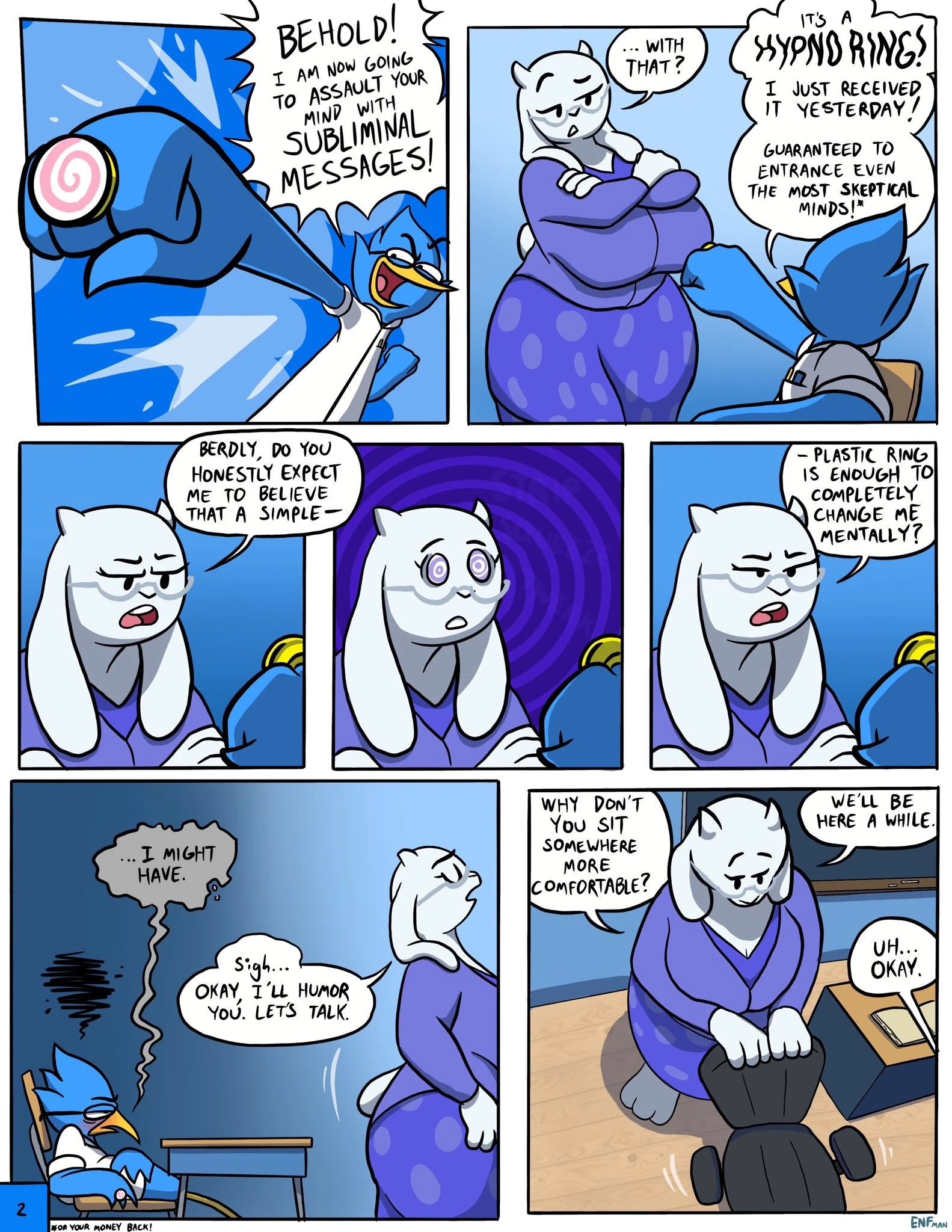 Berdly's big break porn comic picture 3