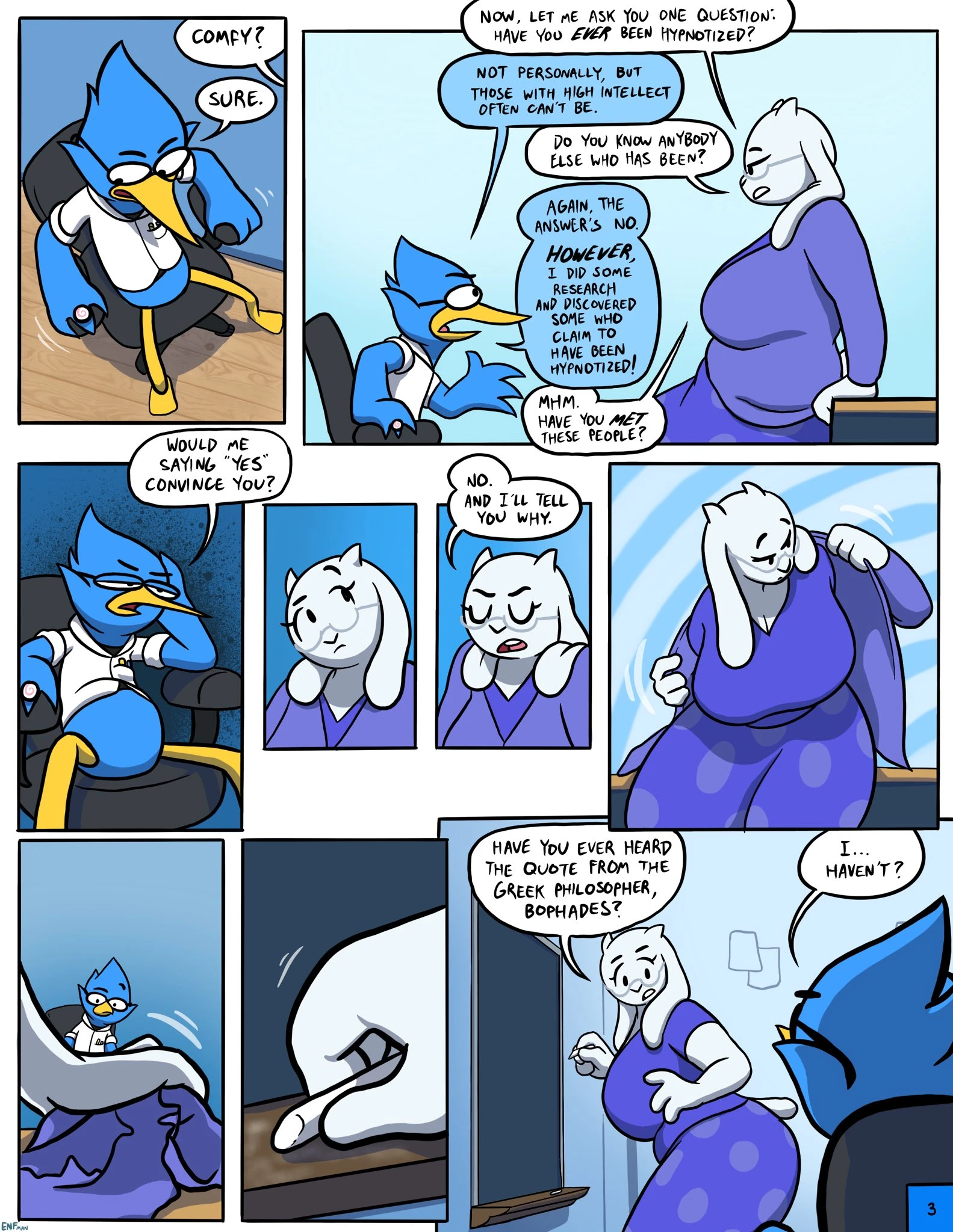 Berdly's big break porn comic picture 4