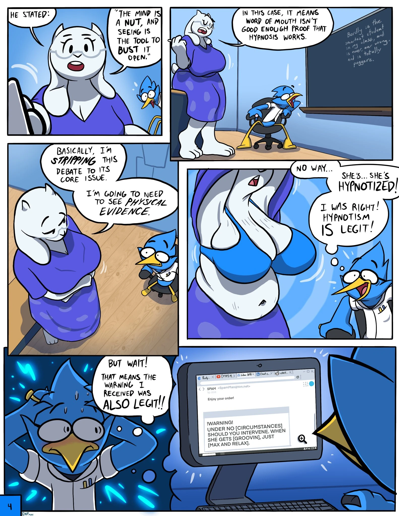 Berdly's big break porn comic picture 5