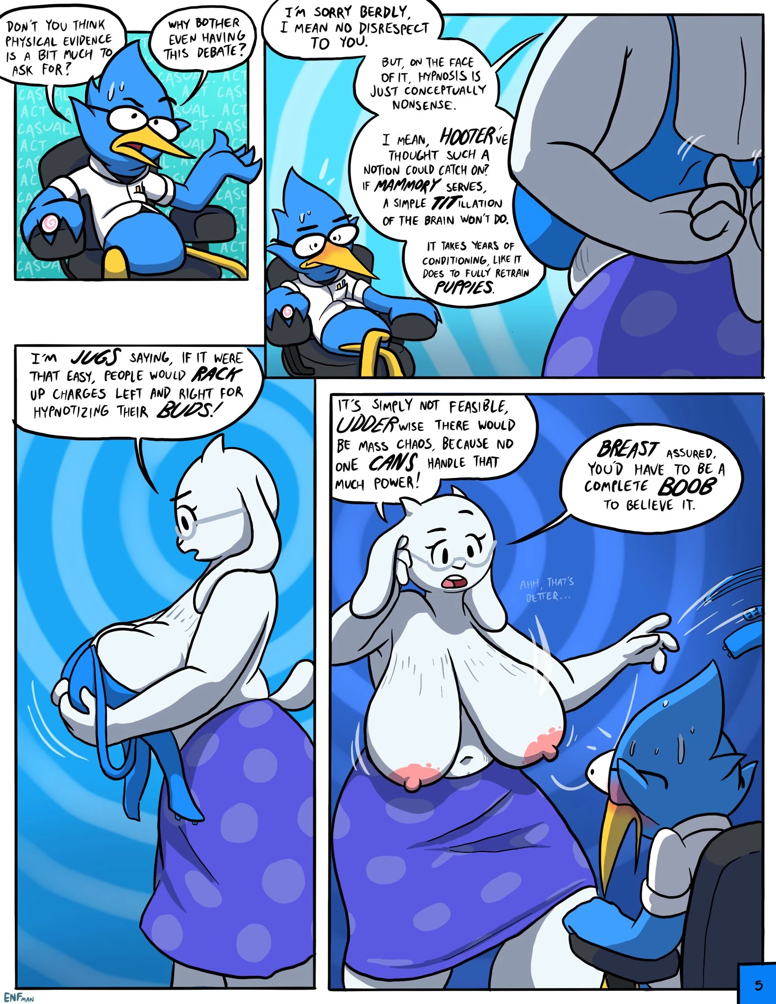 Berdly's big break porn comic picture 6