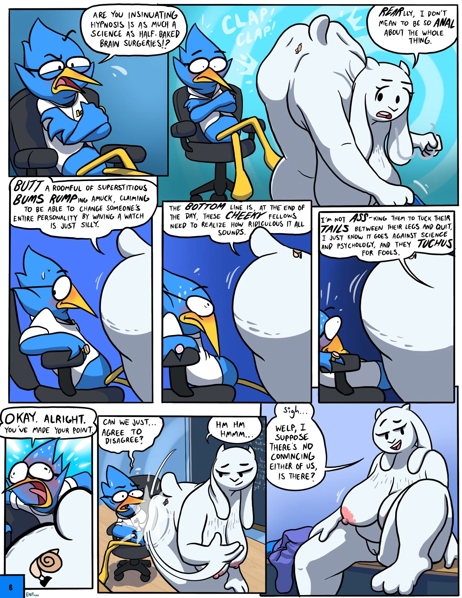Berdly's big break porn comic picture 9