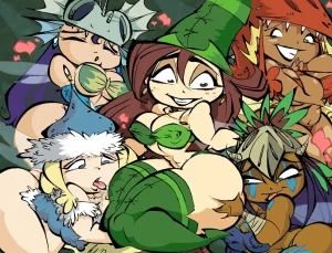 Betilla & her THICC Nymph-O sisters porn comic picture 1