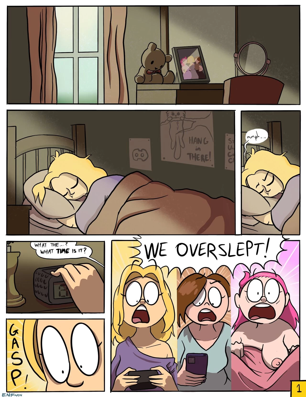 Better Late Than Naked! porn comic picture 2