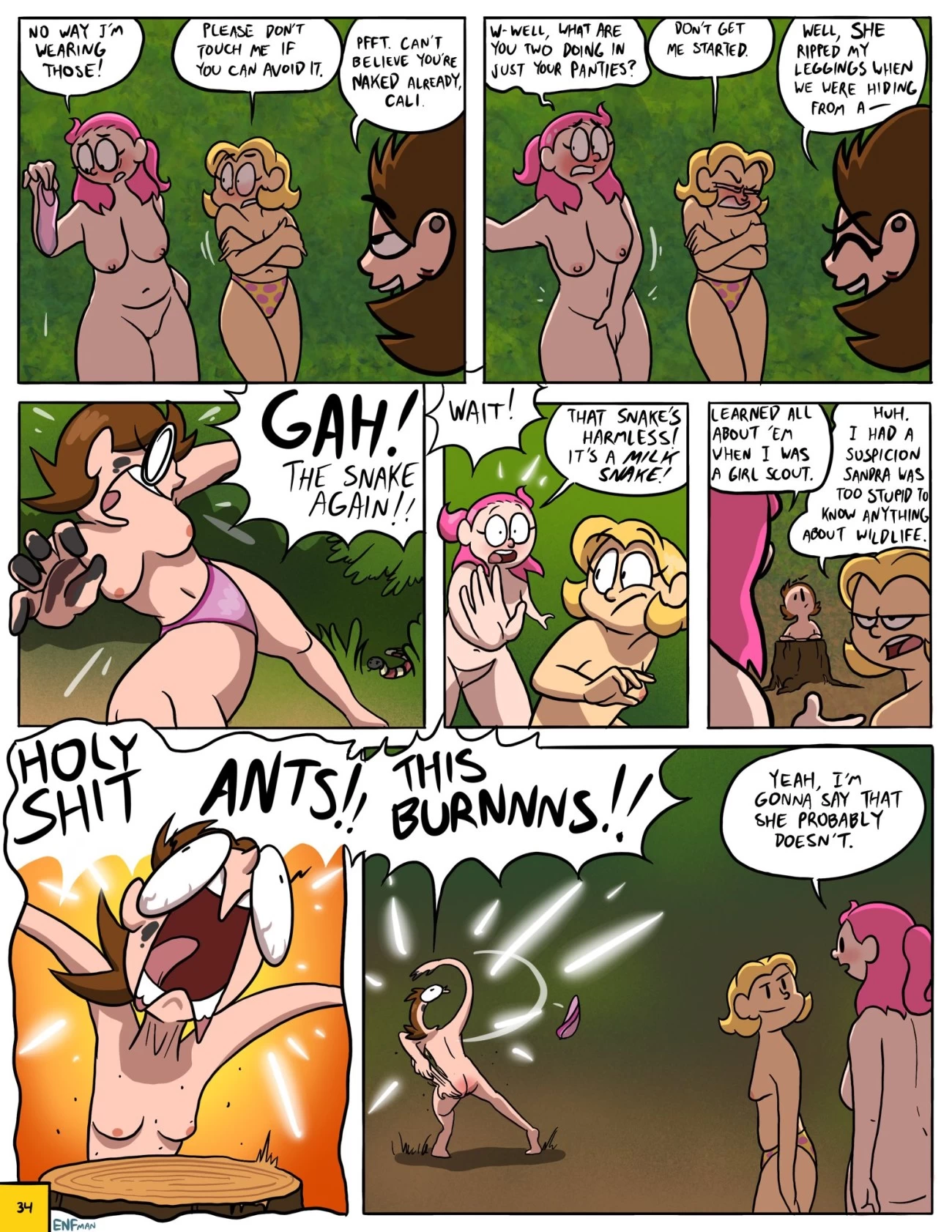 Better Late Than Naked! porn comic picture 37
