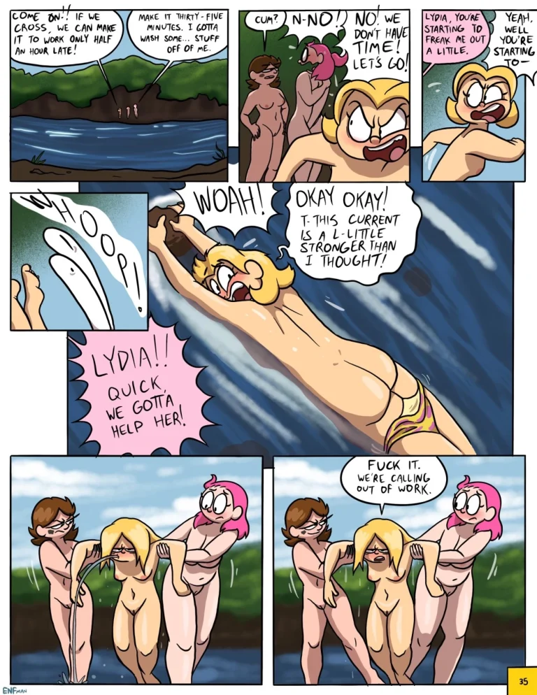 Better Late Than Naked! porn comic picture 38