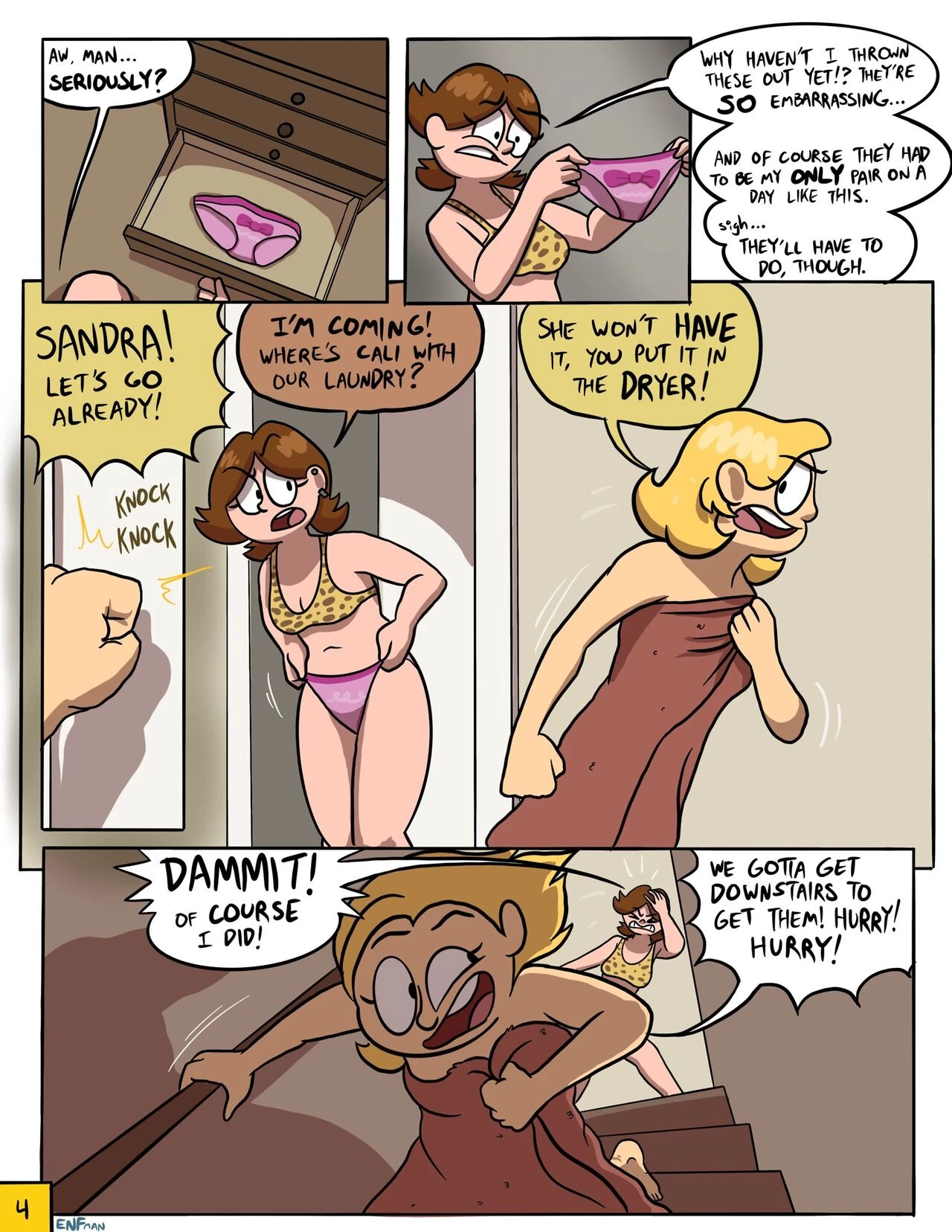 Better Late Than Naked! porn comic picture 5