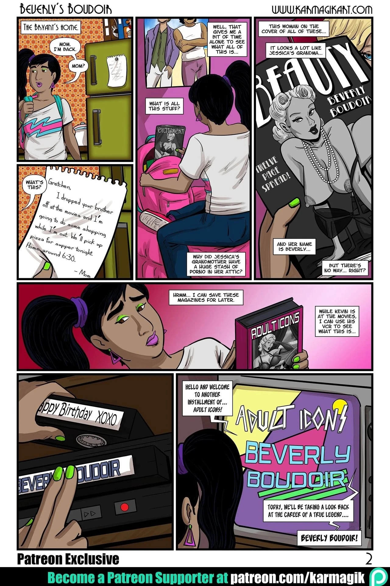 Beverly's Boudoir porn comic picture 5