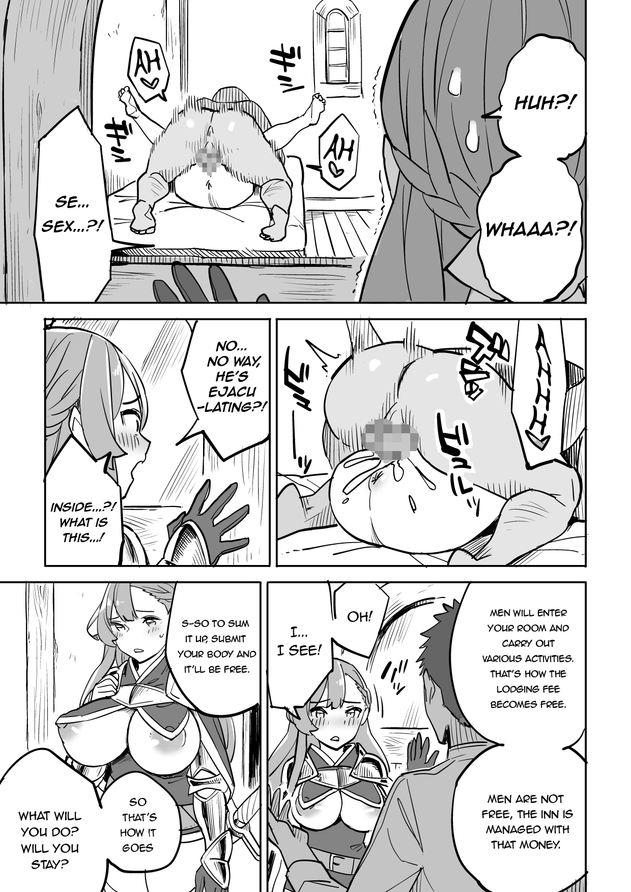 Beware of Free Lodging! | Tada no Yado ni wa Goyoujin! porn comic picture 9