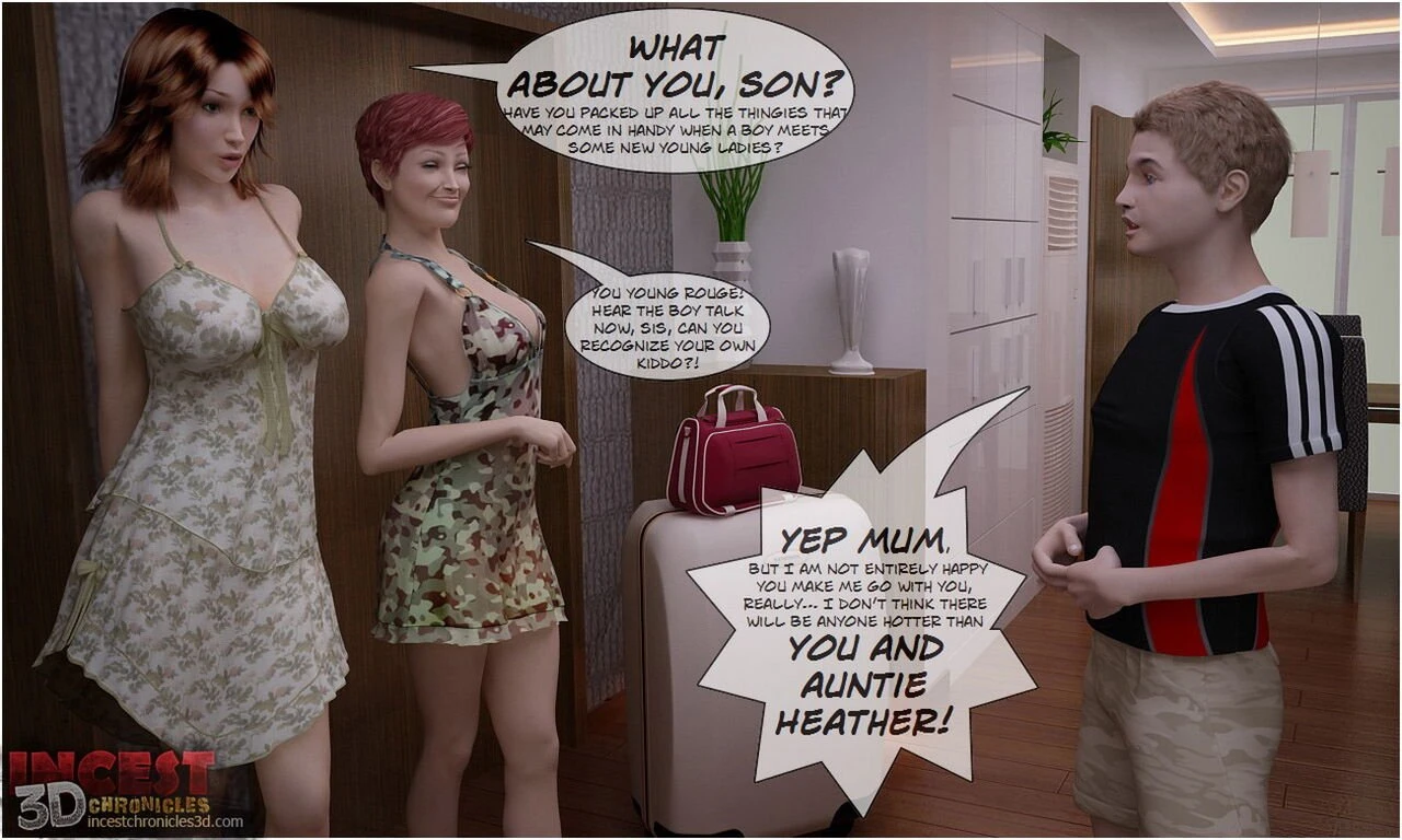 Big Family Taboo Party porn comic picture 2