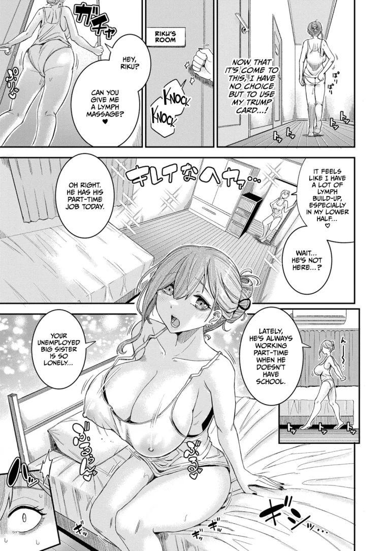 Big Sister With Drooping Tits Wants to Fuck Her Little Brother porn comic picture 7