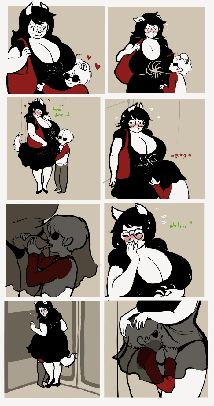 Big Titty Dog Dick Jade and Tiny Dave Take the Train porn comic picture 2