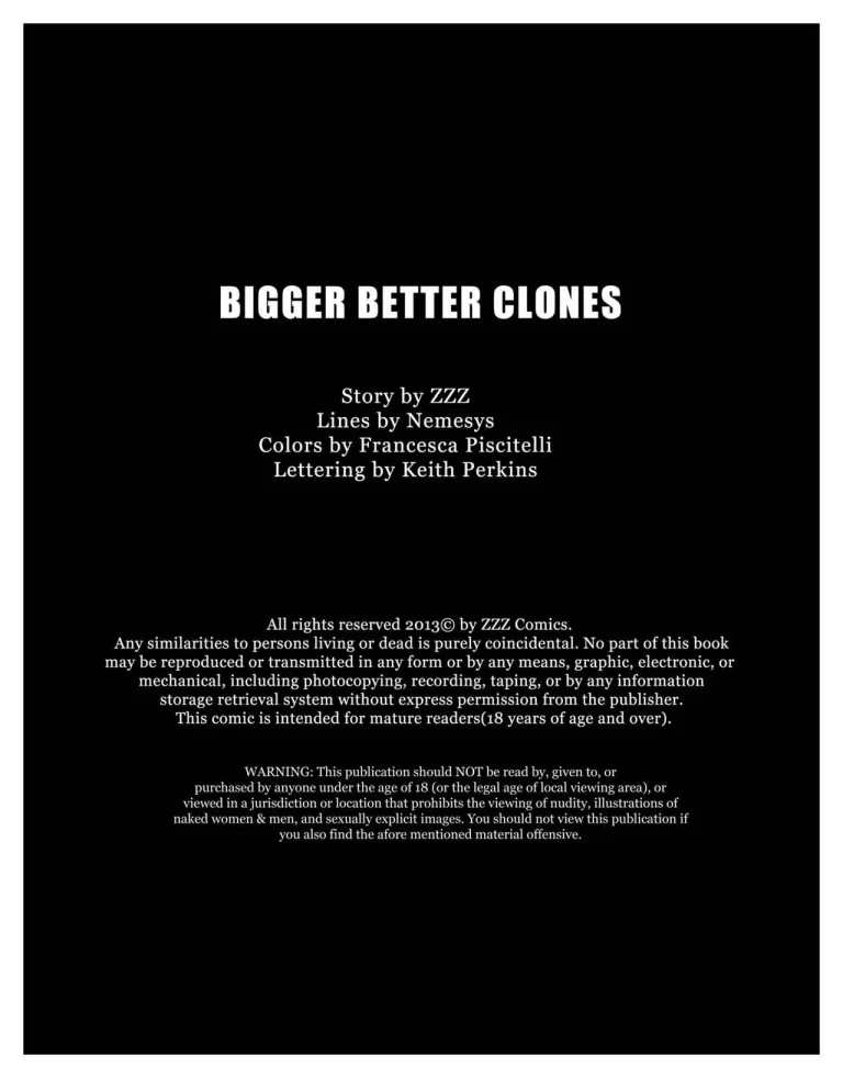 Bigger Better Clones porn comic picture 2
