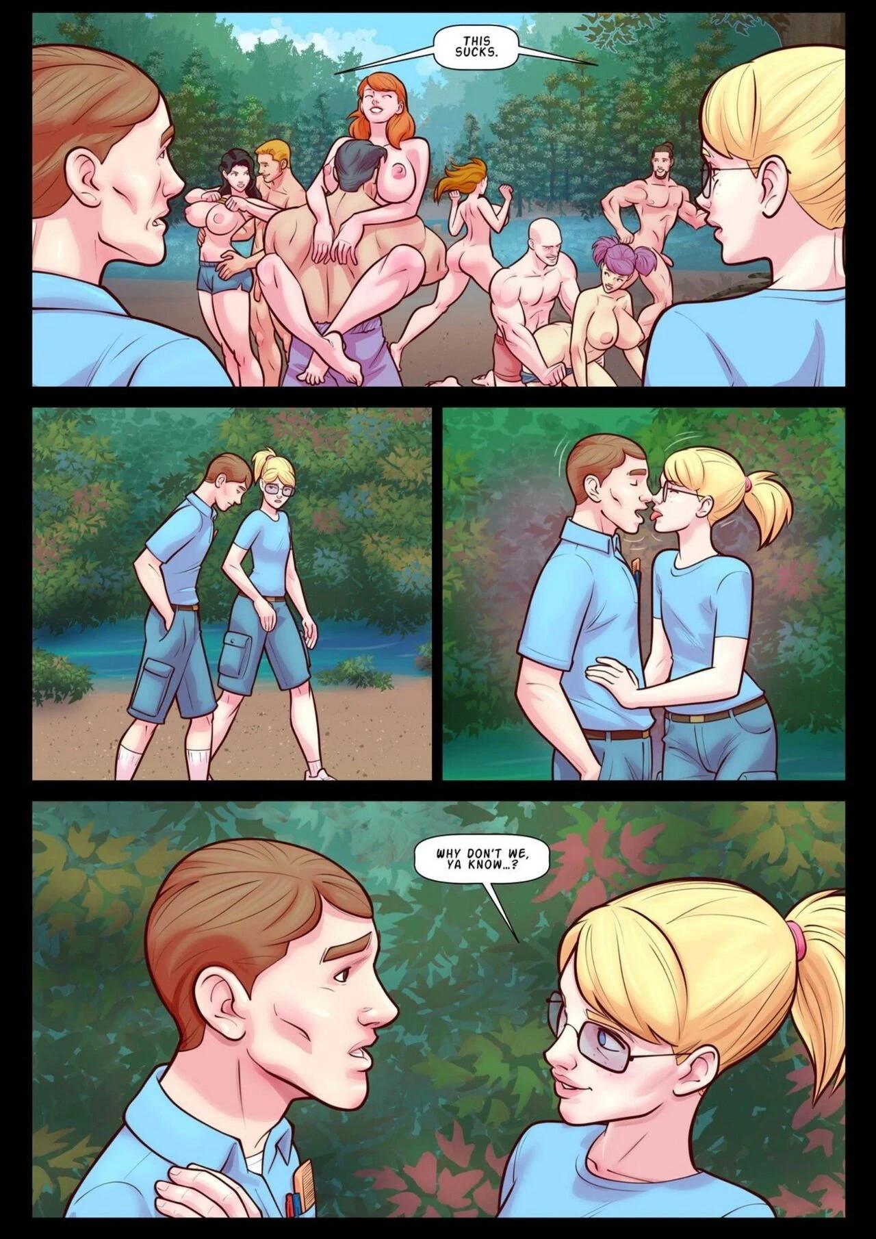 Bigness Camp porn comic picture 2