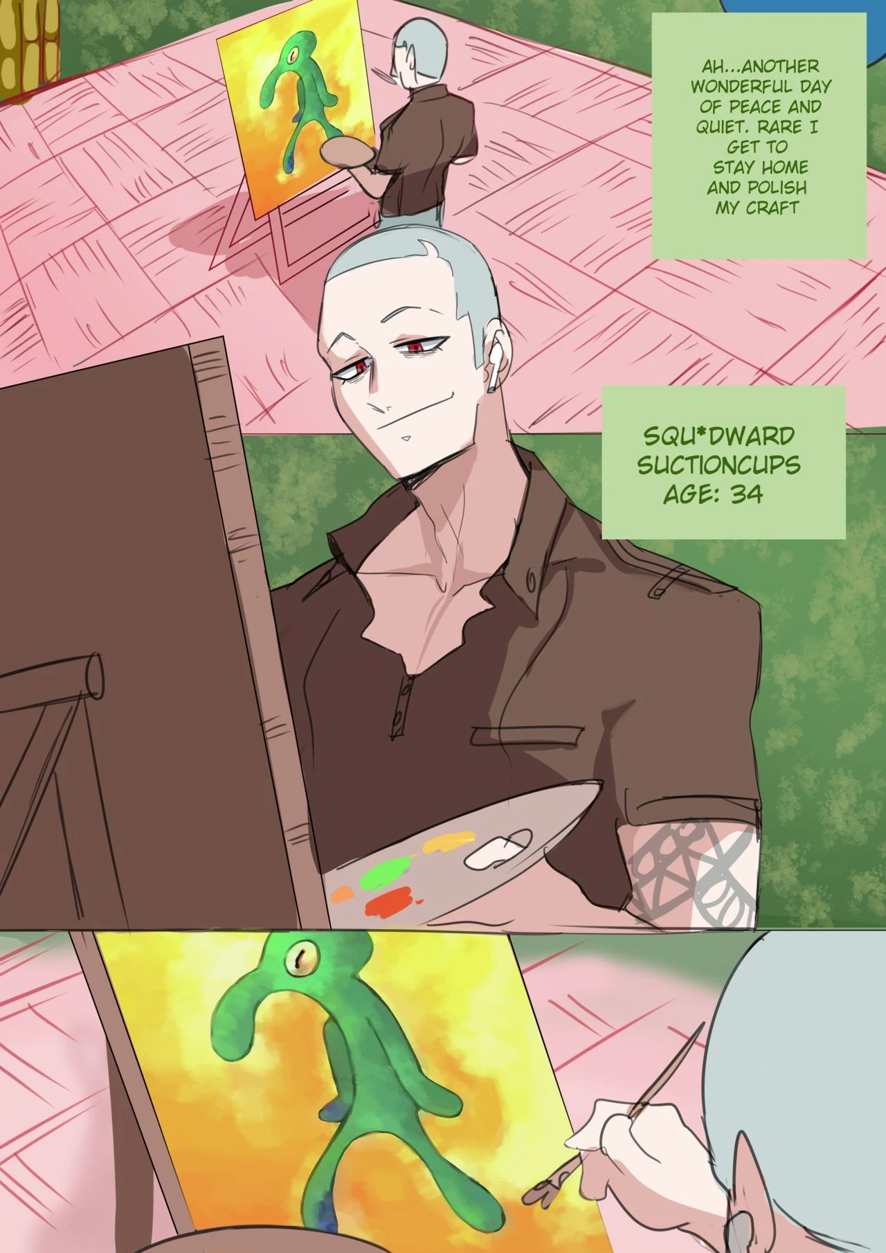 Bikini's Bottom porn comic picture 4