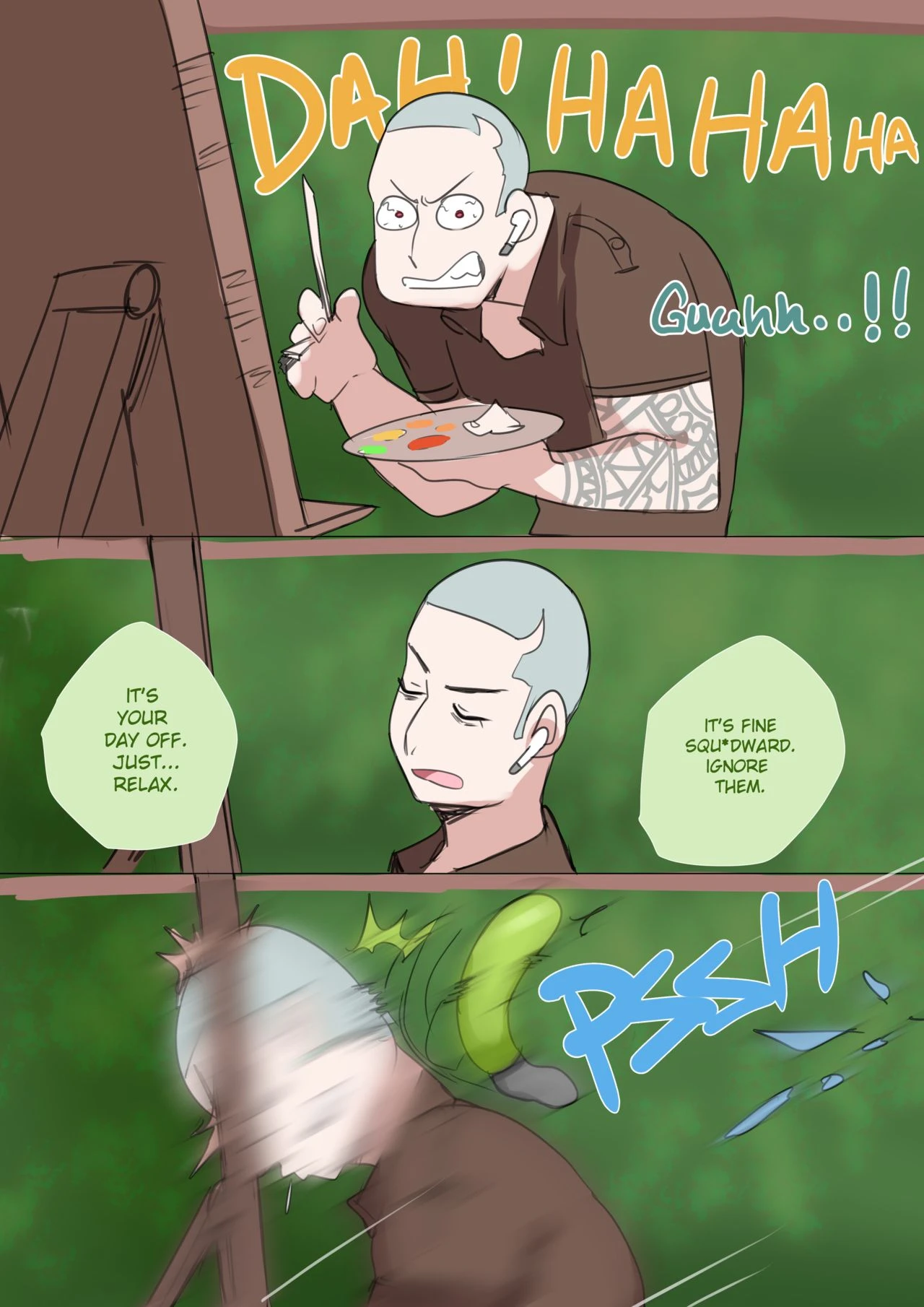 Bikini's Bottom porn comic picture 5