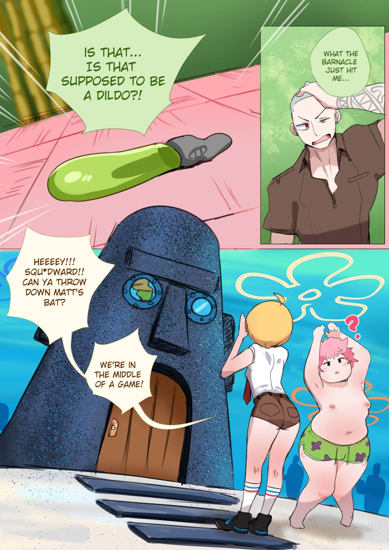 Bikini's Bottom porn comic picture 6