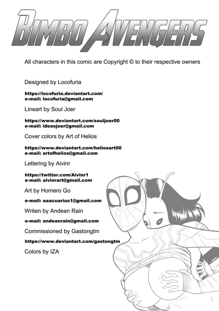 Bimbo Avengers porn comic picture 3