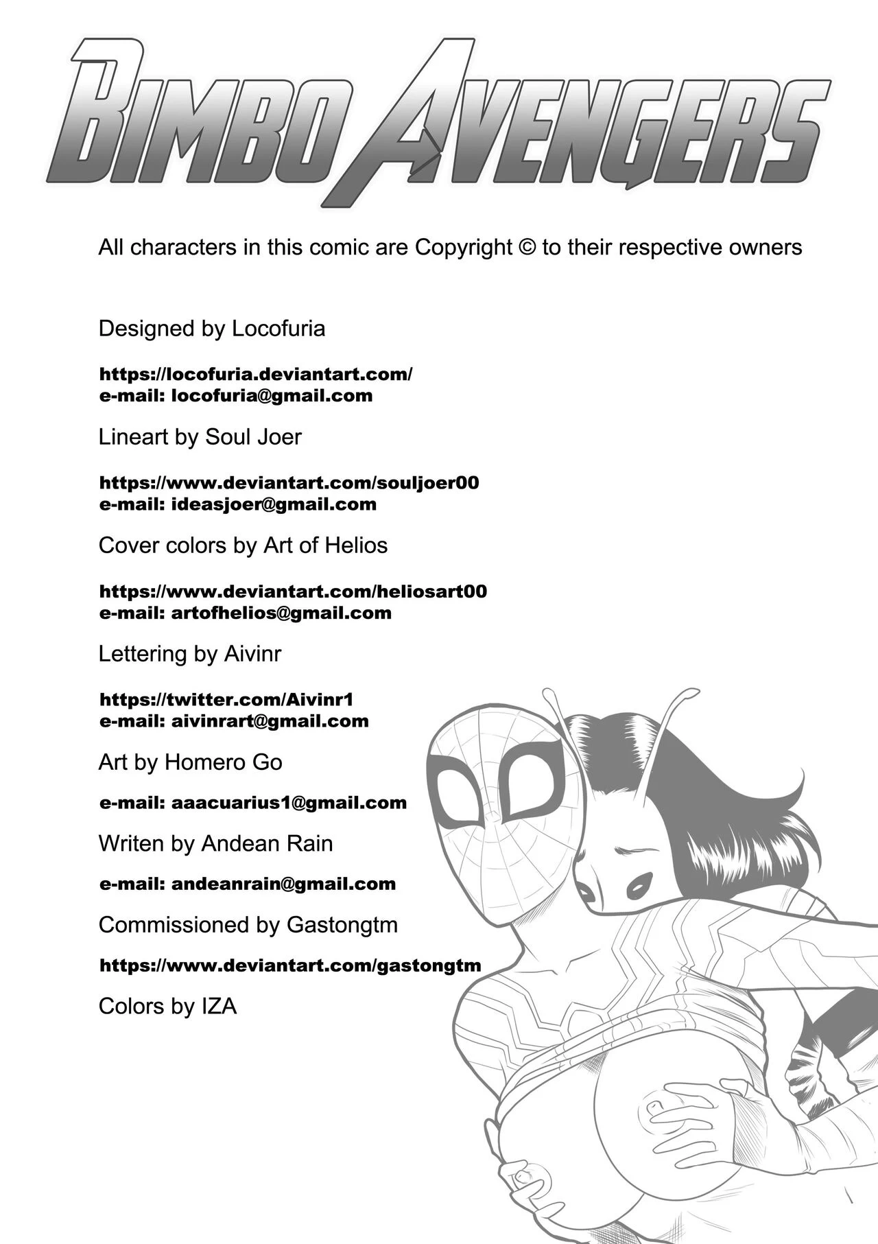 Bimbo Avengers porn comic picture 3