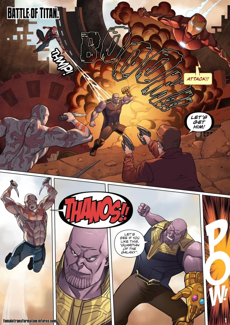 Bimbo Avengers porn comic picture 4
